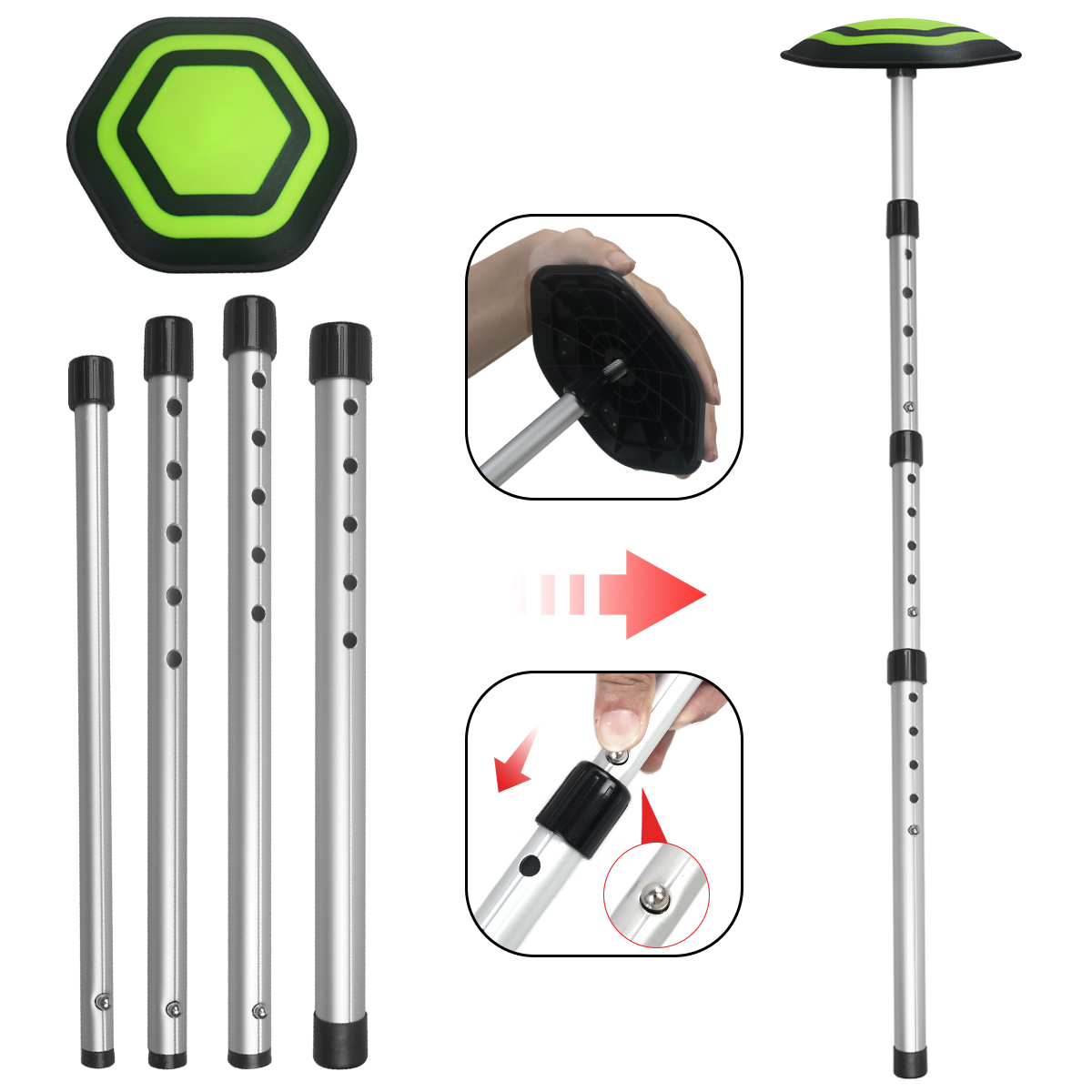 ขาตั้งถุงกอล์ฟ 4 ส่วน โครงรองร - Golf Scorecard Holder บทวิจารณ์และราคา