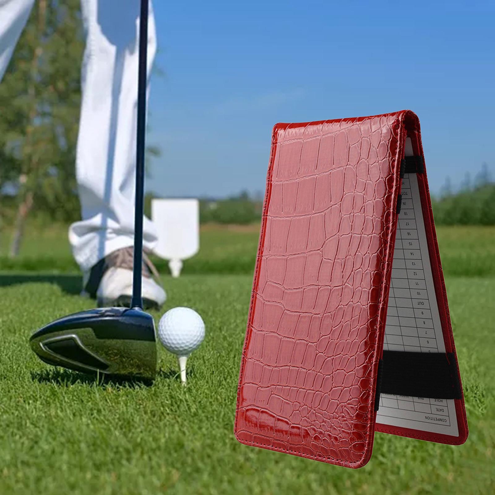 หนัง PU ซองใส่สมุดบันทึกคะแนนก - Golf Scorecard Holder บทวิจารณ์และราคา