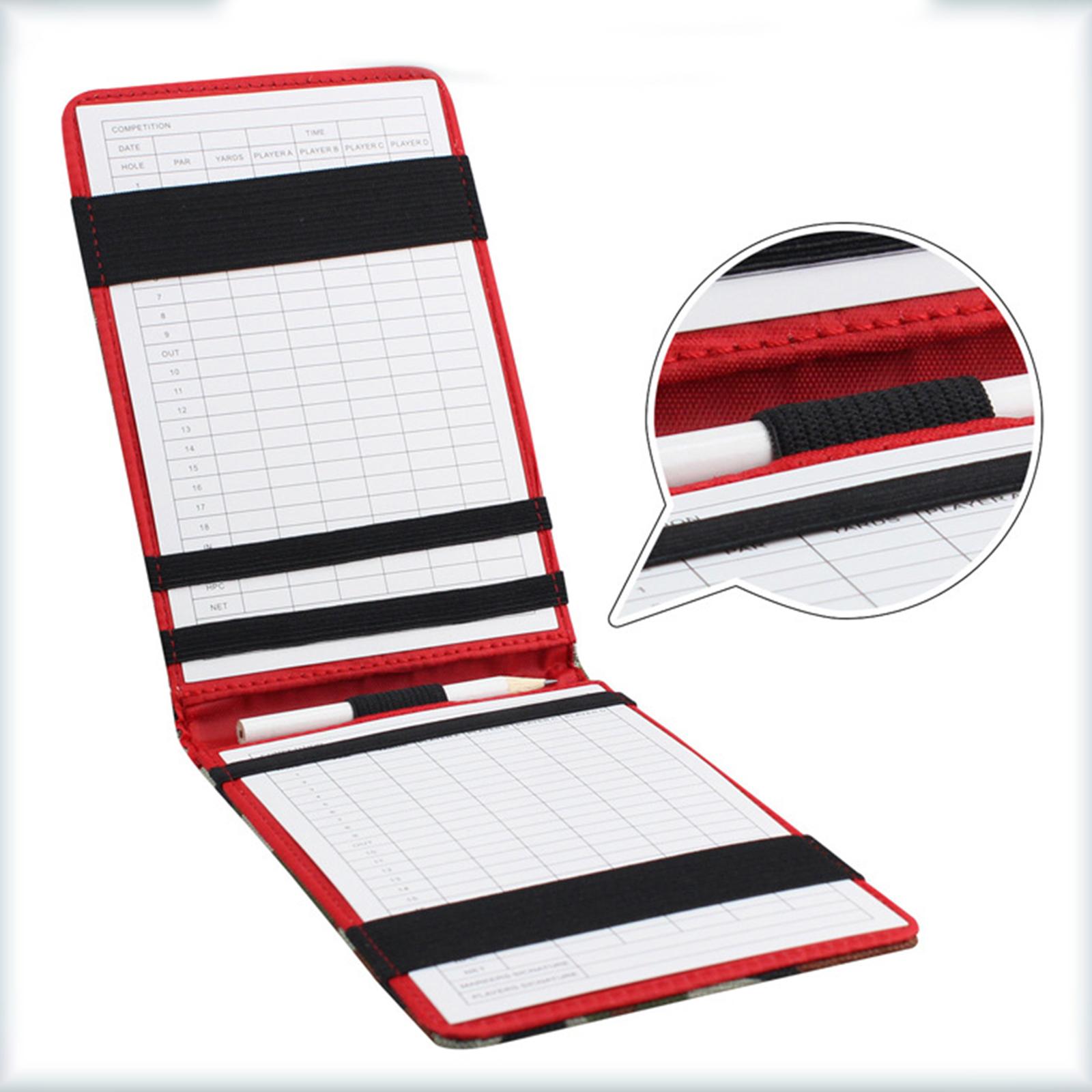 หนัง PU ซองใส่สมุดบันทึกคะแนนก - Golf Scorecard Holder บทวิจารณ์และราคา